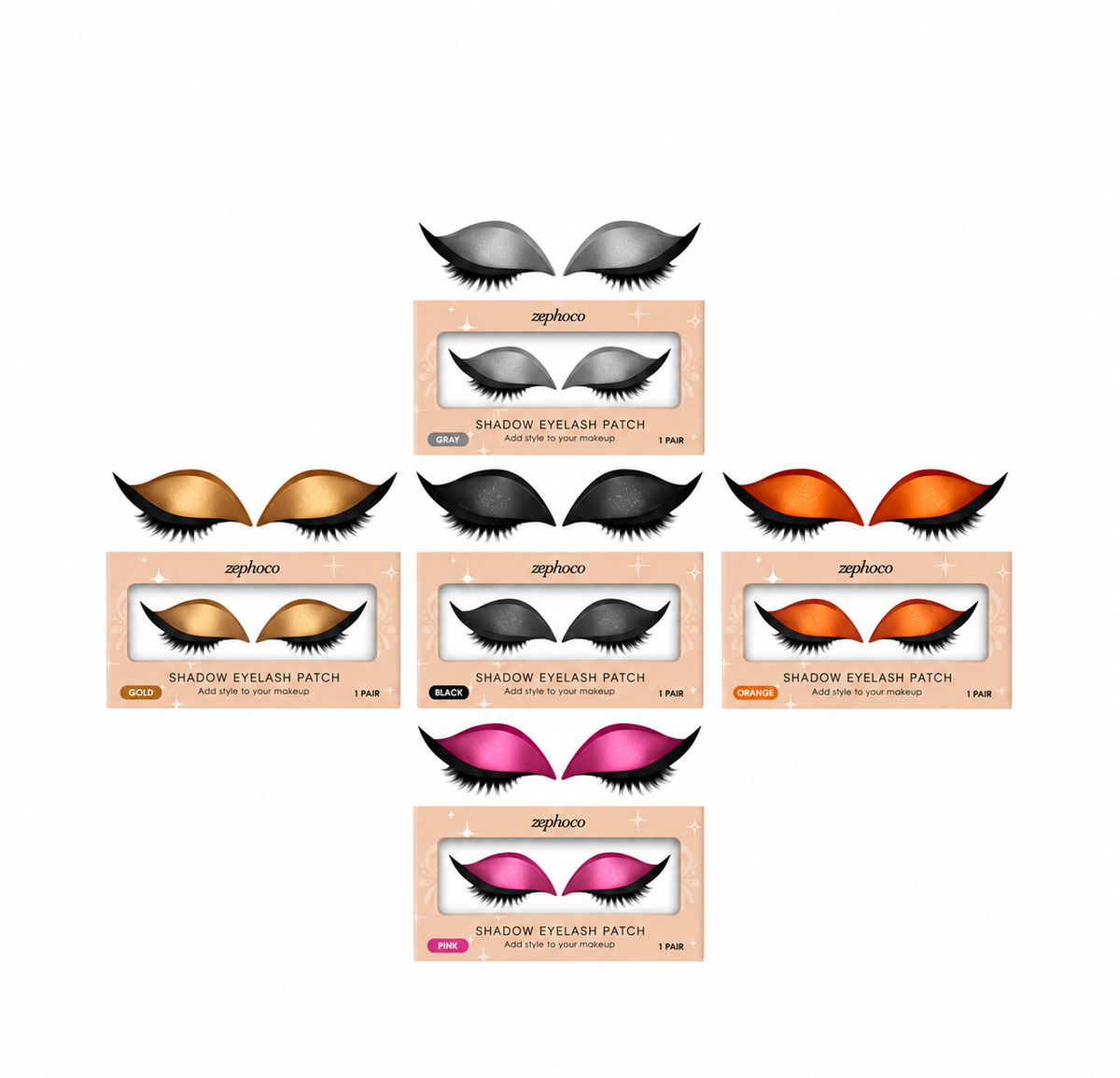 Shadow Eyelash Patch – Instant Eye Makeup & False Lash Look