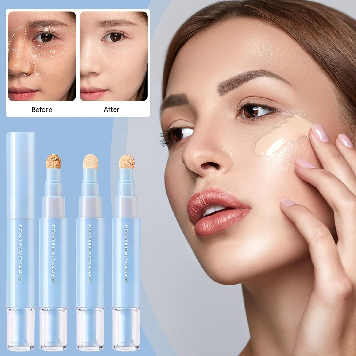 Close To Skin Concealer – Full Coverage Liquid Concealer