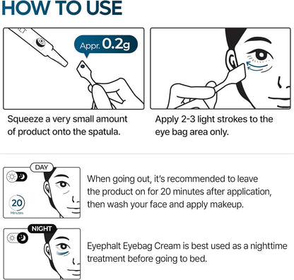 Dr. Melaxin Eyephalt Eyebag Cream – Korean Under Eye Lifting & Anti-Aging Treatment(10 ML)