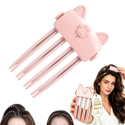 3-Minute Auto-Off Heated Hair Root Lifting Comb – Rechargeable Fluffy Hair Volumizer