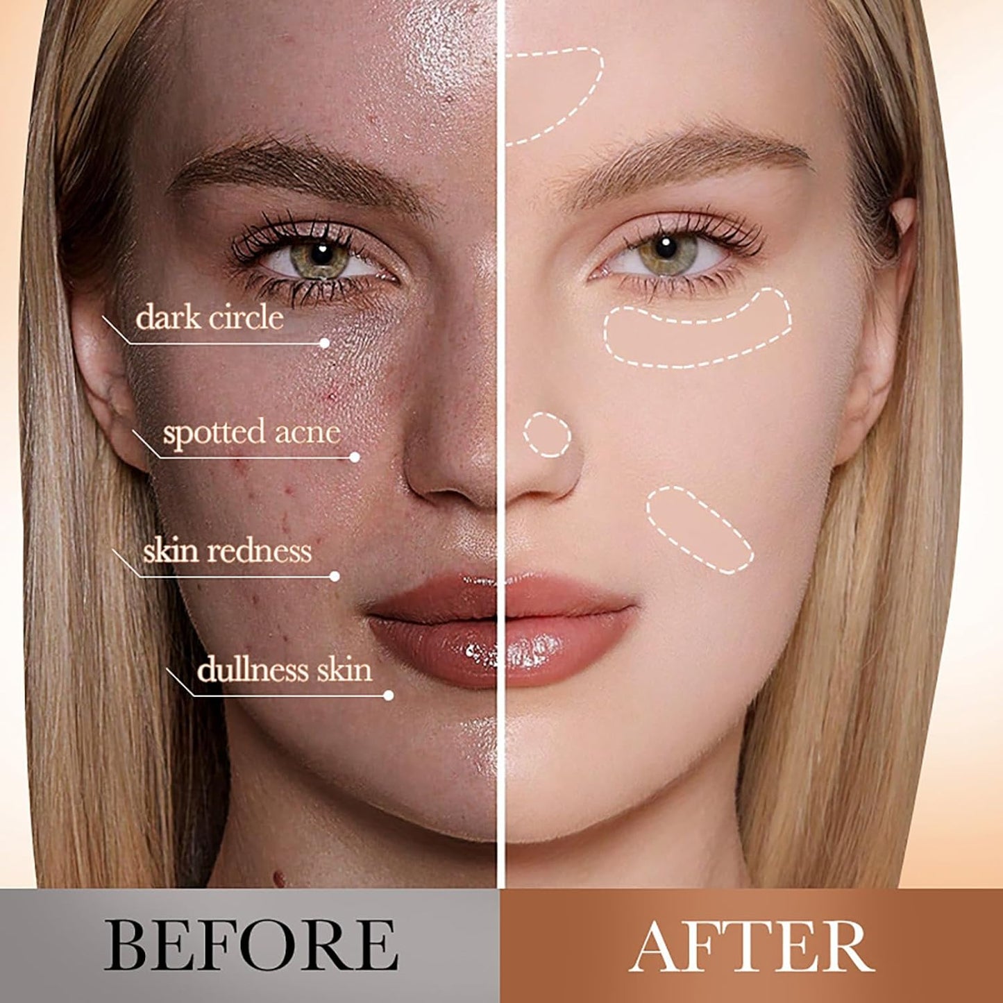 SADOER 2 in 1 Powder air Cushion Foundation