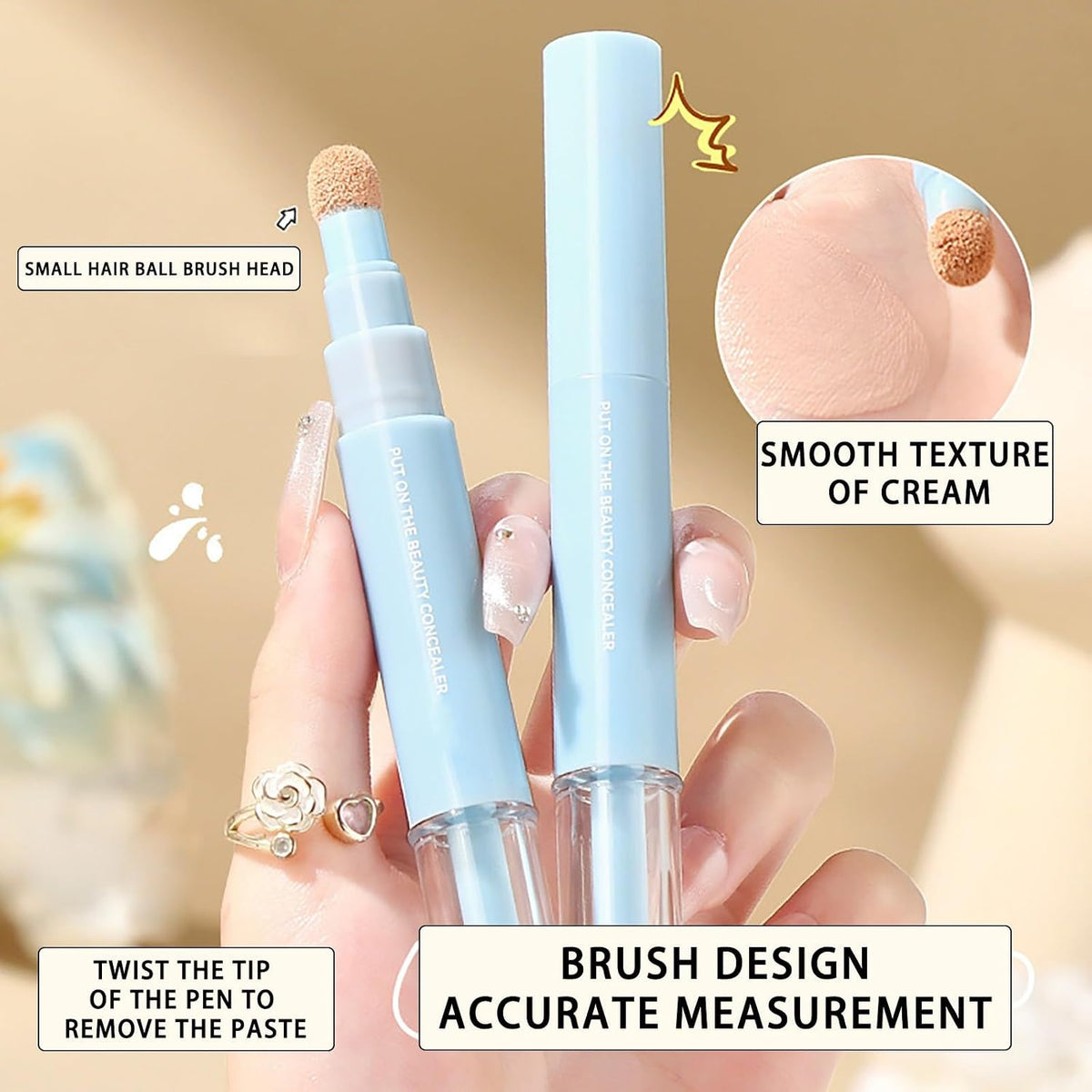 Close To Skin Concealer – Full Coverage Liquid Concealer