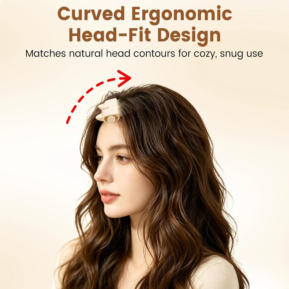 3-Minute Auto-Off Heated Hair Root Lifting Comb – Rechargeable Fluffy Hair Volumizer