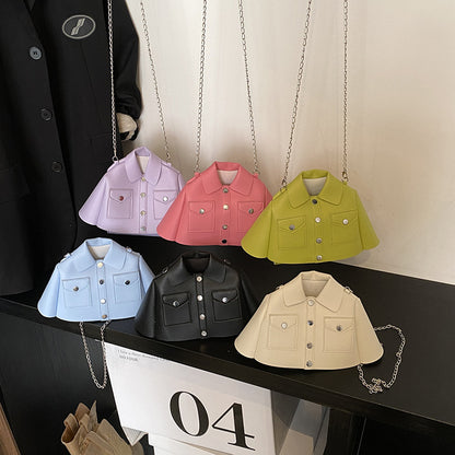Mini Jacket Shaped Crossbody Bag