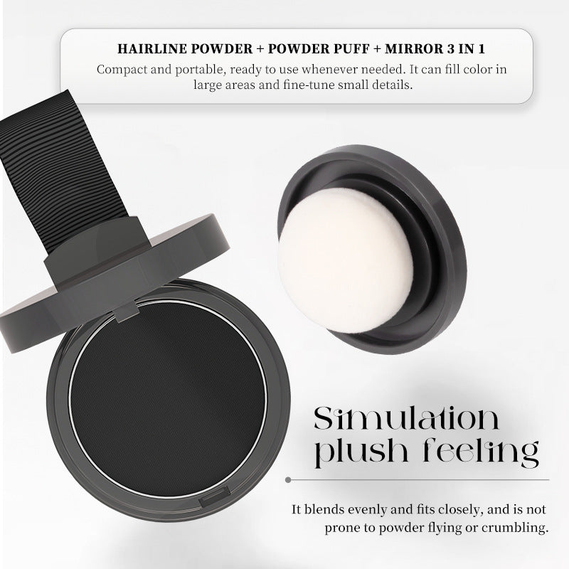 MAYCHEER Hair Rich Waterproof Shading Powder – Hairline, Temple & Beard Cover