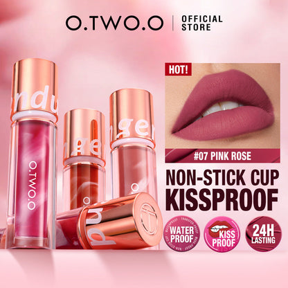 O.TWO.O  Matte Liquid Lipstick Long Lasting Waterproof ( 2 Pieces Combo)