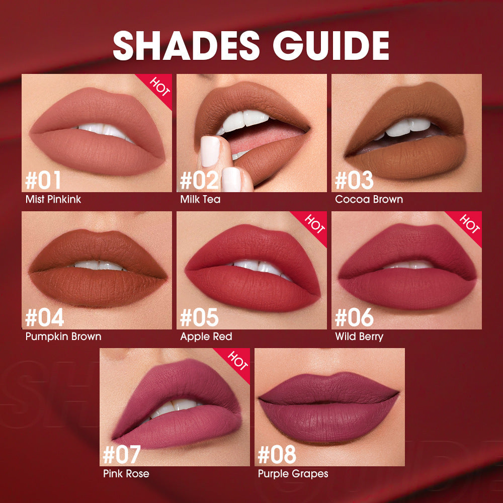 O.TWO.O  Matte Liquid Lipstick Long Lasting Waterproof ( 2 Pieces Combo)