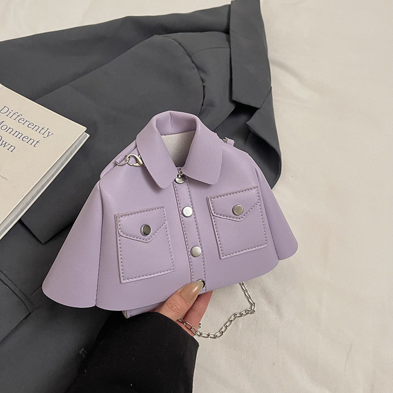 Mini Jacket Shaped Crossbody Bag