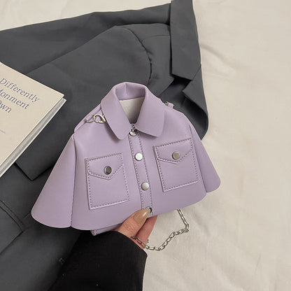 Mini Jacket Shaped Crossbody Bag