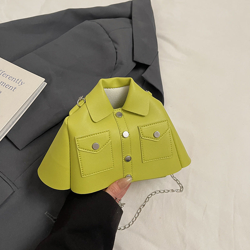 Mini Jacket Shaped Crossbody Bag