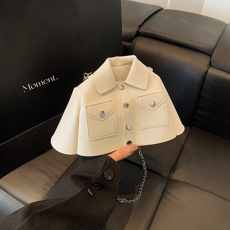 Mini Jacket Shaped Crossbody Bag