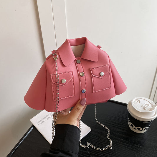 Mini Jacket Shaped Crossbody Bag