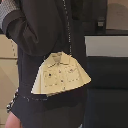 Mini Jacket Shaped Crossbody Bag